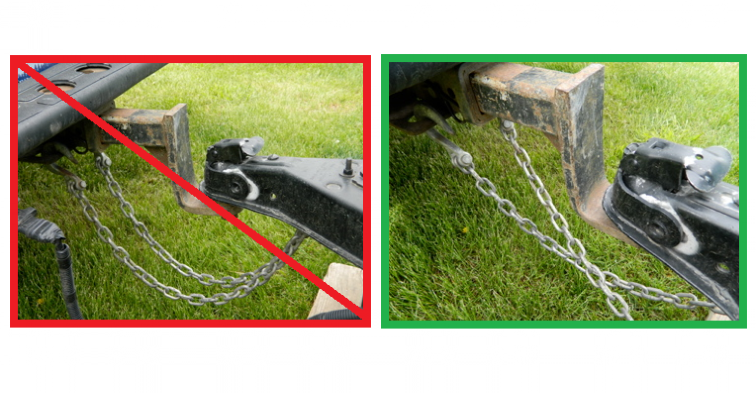 snowmobile trailer safety cross those chains sled360 snowmobile trailer safety cross those chains sled360